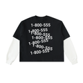 Opium Hotline Sleeve Cotton T-Shirt