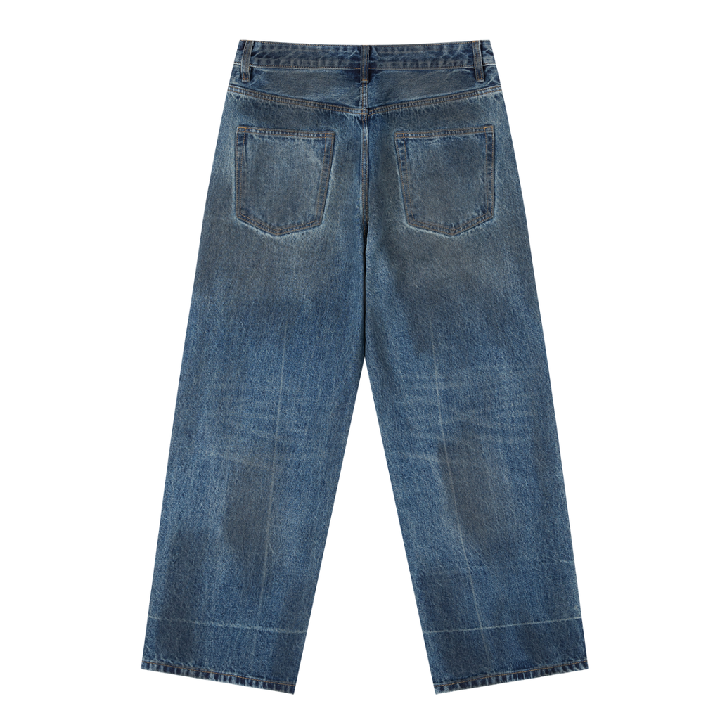 Bible Verse Baggy Denim Jeans