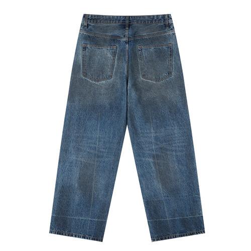 Bible Verse Baggy Denim Jeans