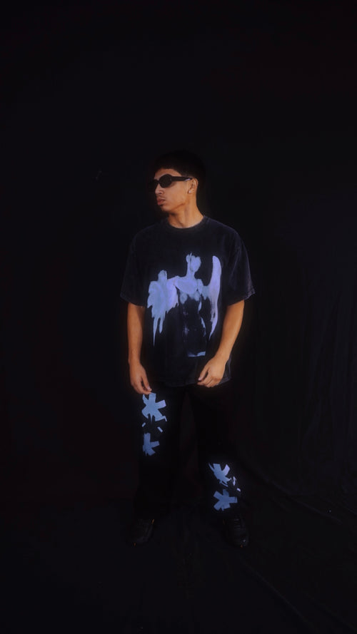 Angel Snow Washed Oversized T