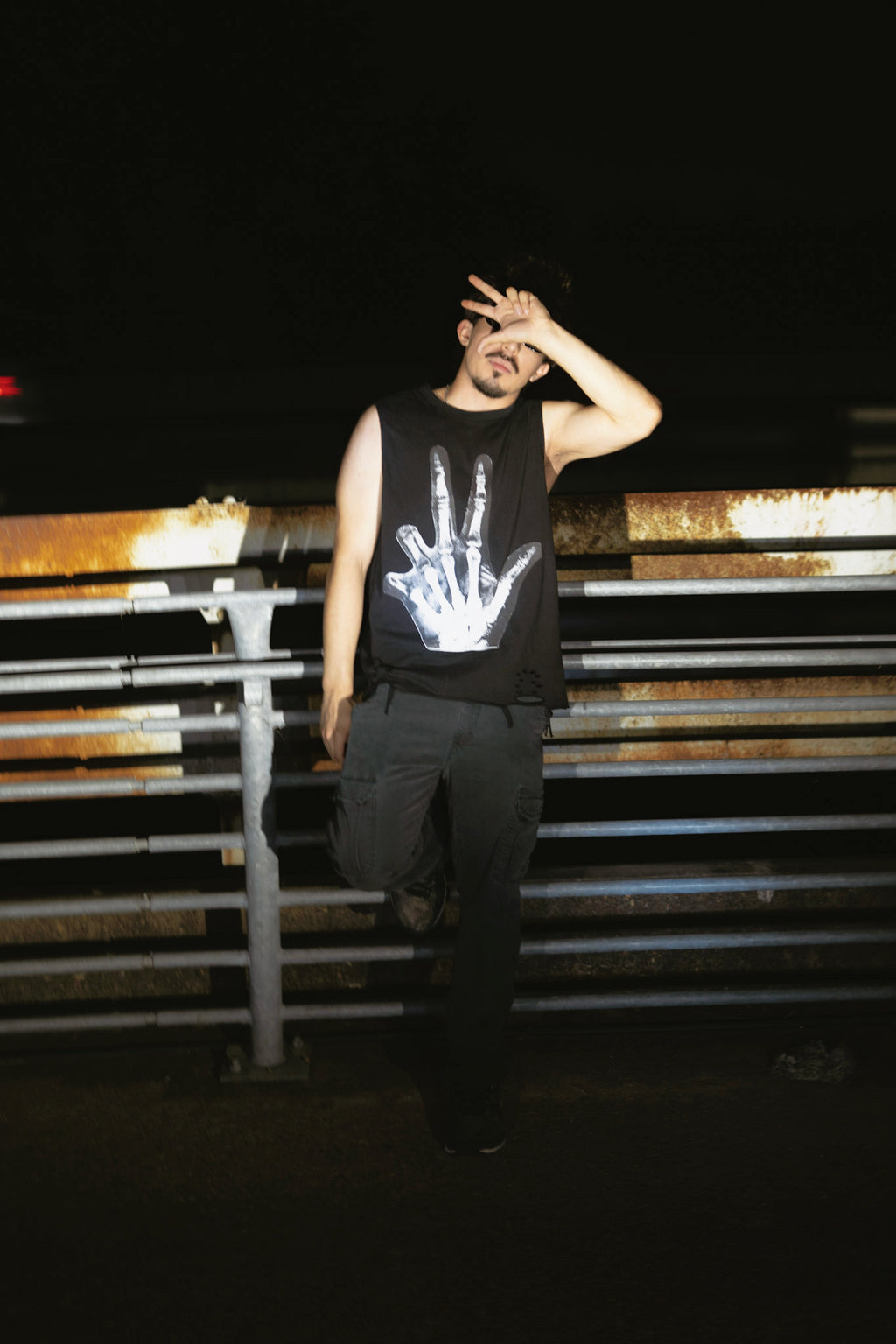 Vamp Raw-Hem Tank Top