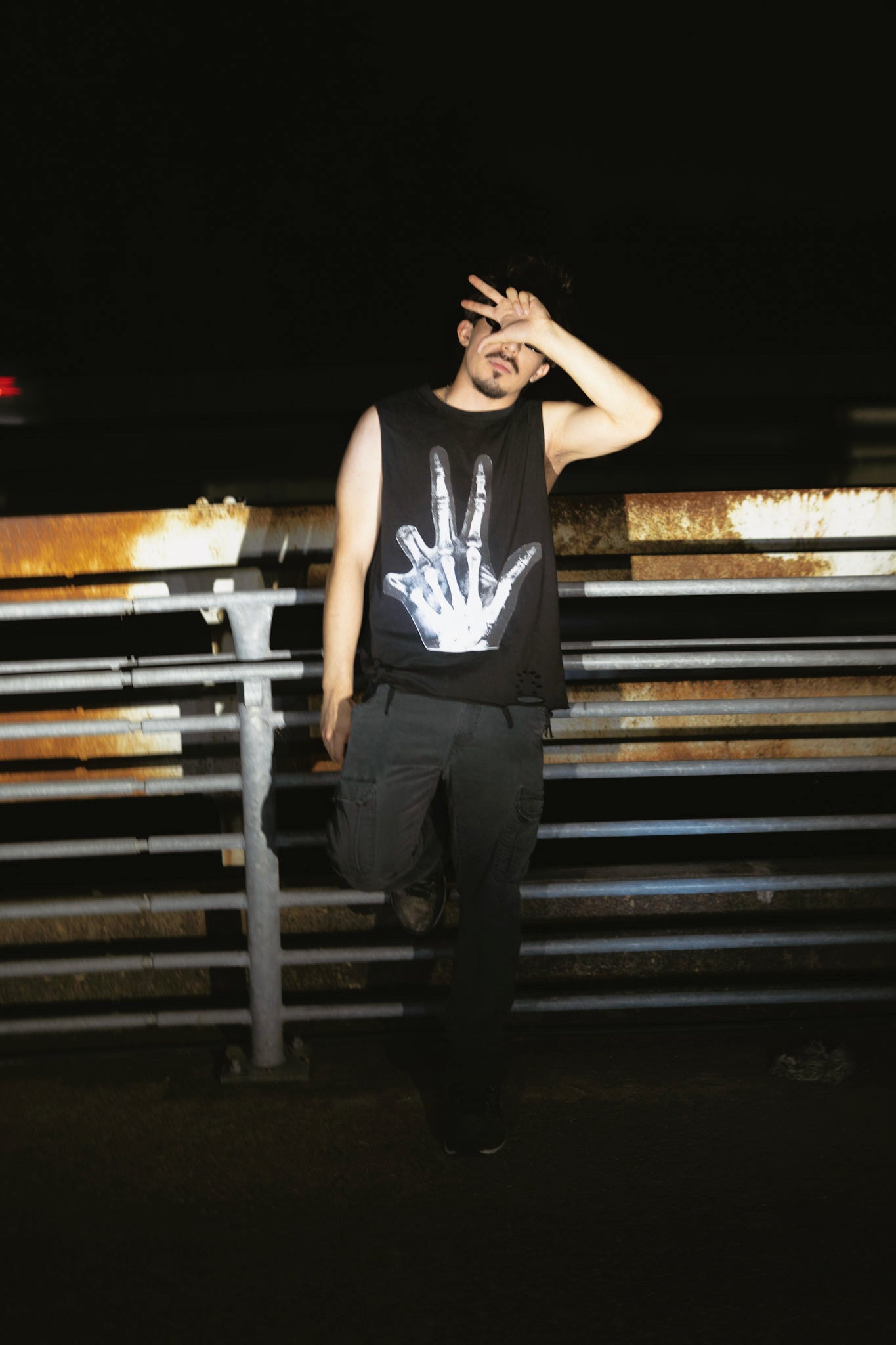 Vamp Raw-Hem Tank Top