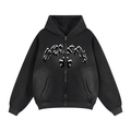 Externity Zipper Boxy Fleece Hoodie