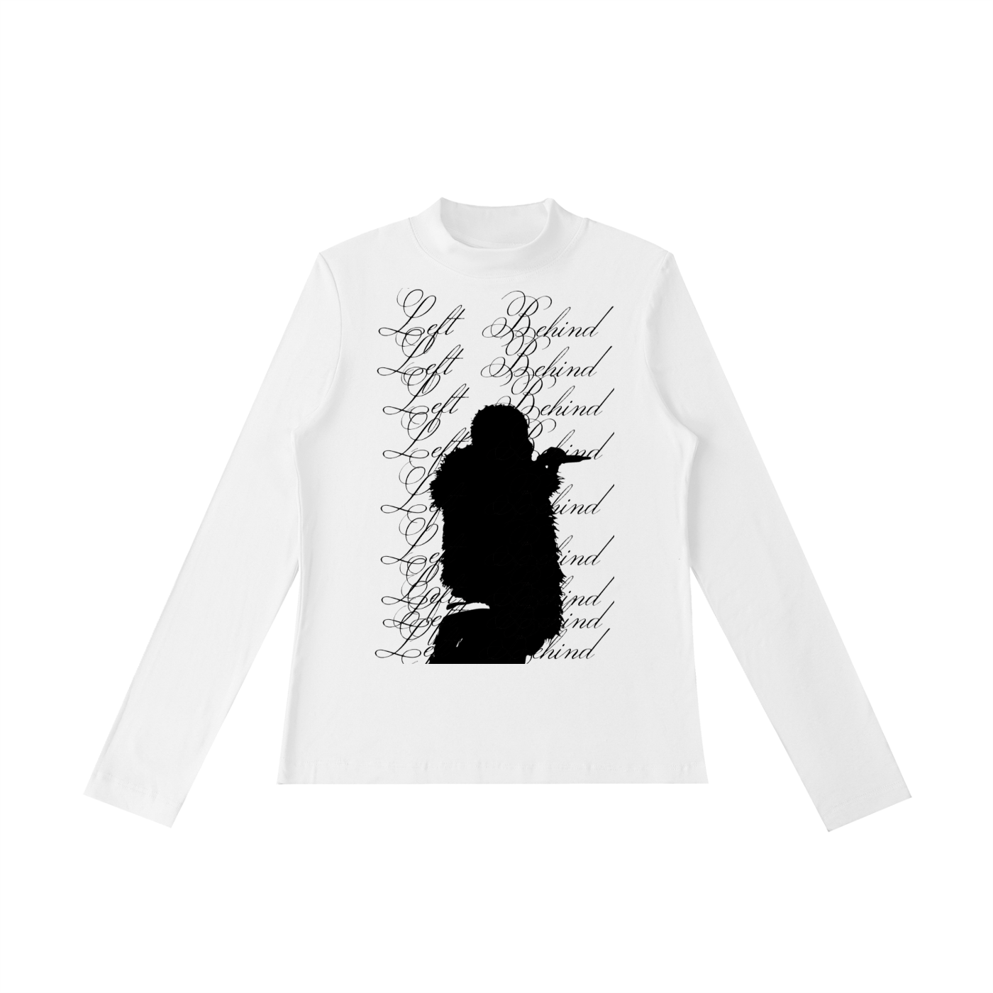 Artist Neck Long Sleeve T-Shirt
