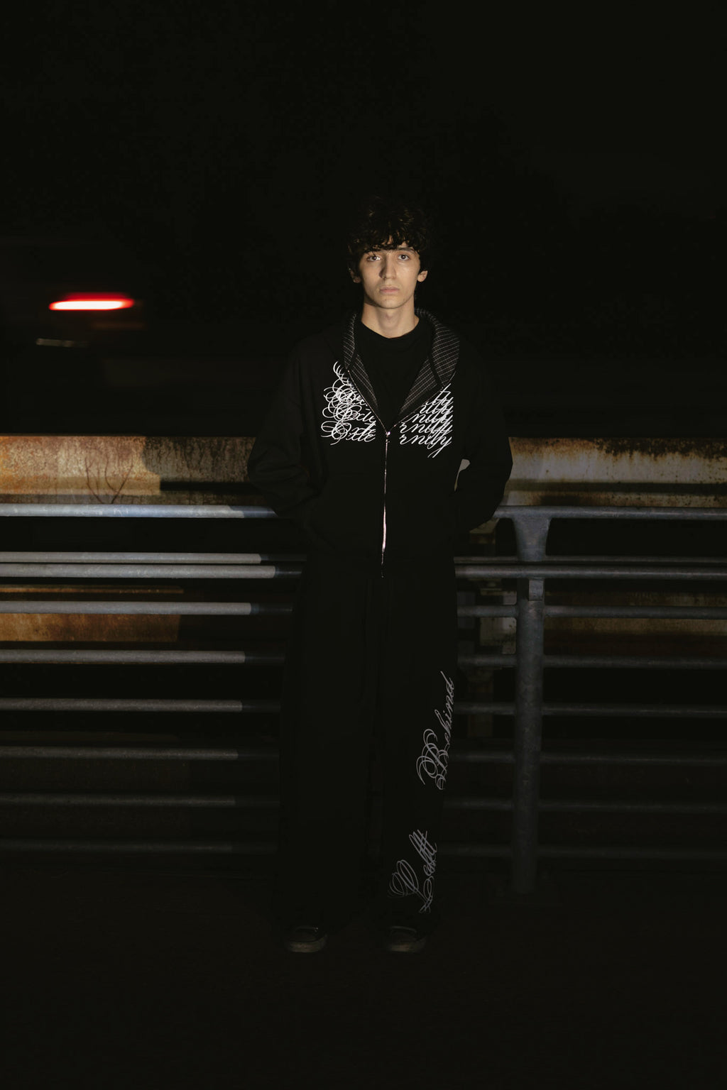 Externity Plaid Boxy Zip Hoodie
