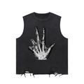 Vamp Raw-Hem Tank Top