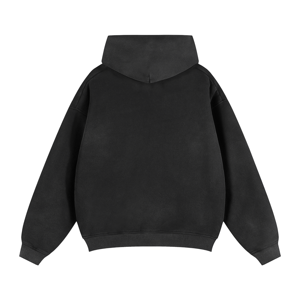 Externity Zipper Boxy Fleece Hoodie