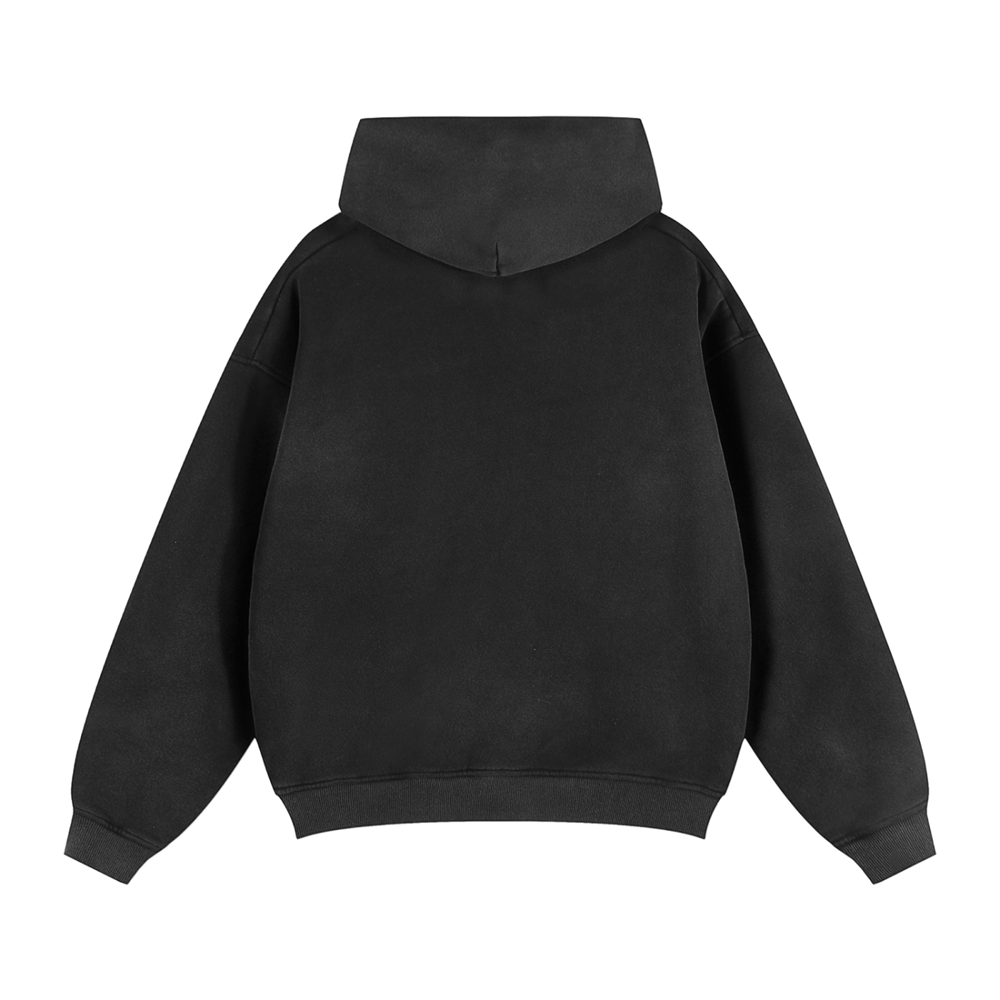 Externity Zipper Boxy Fleece Hoodie